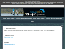 Tablet Screenshot of kailua-sports.de
